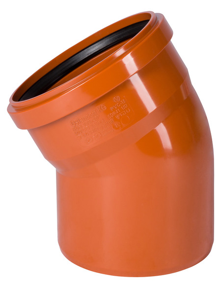 Отвод канализационный Ostendorf KGB 160х30° Отвод канализационный Ostendorf KGB 160х30°