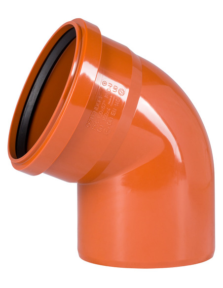 Отвод канализационный Ostendorf KGB 160х67° Отвод канализационный Ostendorf KGB 160х67°