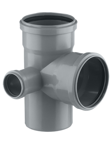 Крестовина канализационная Ostendorf HTEDL 110/110/50 87° угловая левая