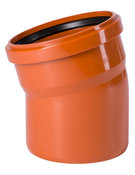 Отвод канализационный Ostendorf KGB 160х15° Отвод канализационный Ostendorf KGB 160х15°