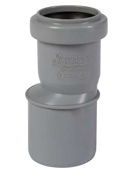 Переход канализационный эксцентрический Ostendorf HTR 50/40