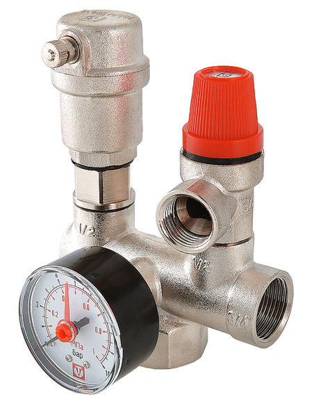 Группа безопасности котла VALTEC 3 бар до 44 кВт без теплоизоляции