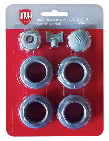 Монтажный комплект Royal Thermo 3/4'' серебристый