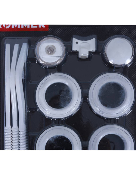 Монтажный комплект ROMMER 3/4" белый c 3мя кронштейнами
