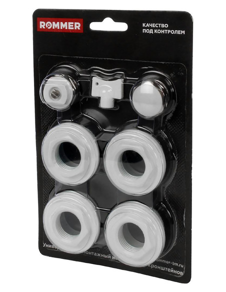 Монтажный комплект ROMMER 1/2" белый