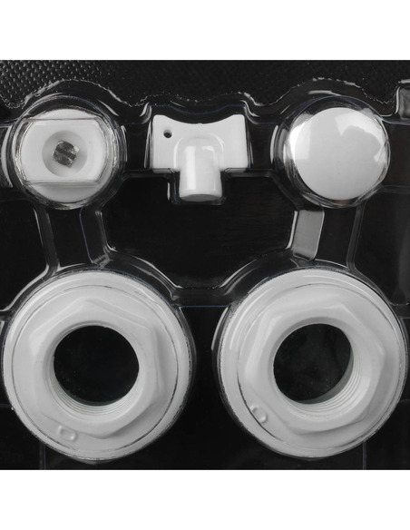 Монтажный комплект ROMMER 1/2" белый c 2мя кронштейнами