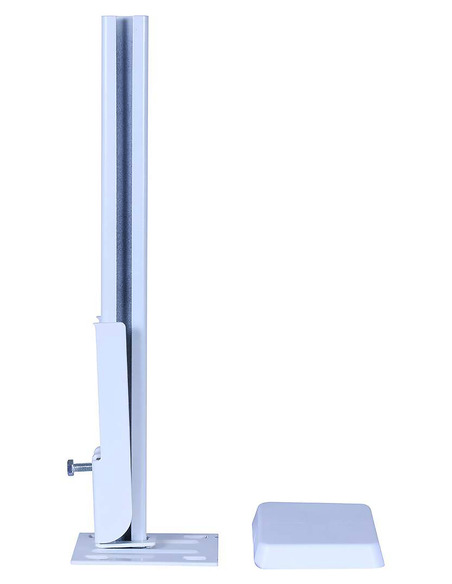 Кронштейн напольный ROMMER для панельных радиаторов высотой 200-500 белый Кронштейн напольный ROMMER для панельных радиаторов высотой 200-500 белый