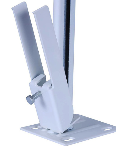 Кронштейн напольный ROMMER для панельных радиаторов высотой 200-500 белый (10 шт.)