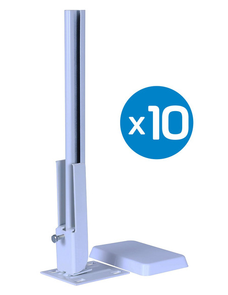 Кронштейн напольный ROMMER для панельных радиаторов высотой 200-500 белый (10 шт.) Кронштейн напольный ROMMER для панельных радиаторов высотой 200-500 белый (10 шт.)