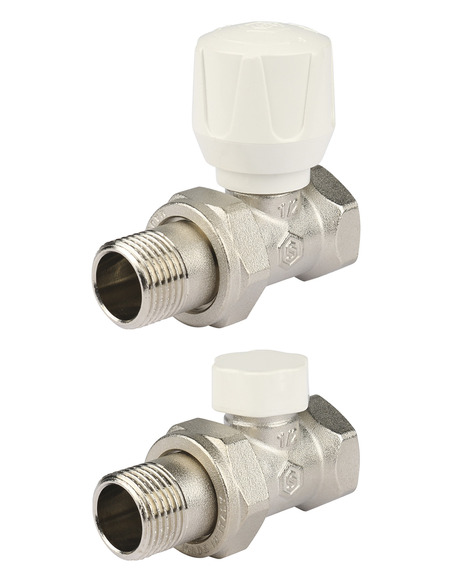 Комплект терморегулирующий клапанов STOUT 1/2" прямой