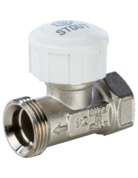 Клапан термостатический STOUT 1/2" прямой