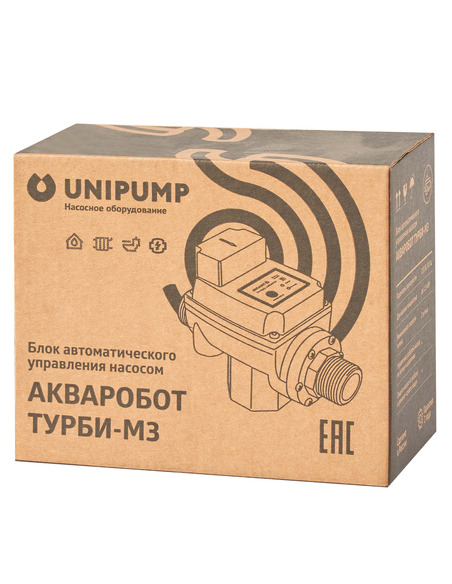 Блок управления насосом UNIPUMP АКВАРОБОТ ТУРБИ M3 (1,5-3,0 бар)