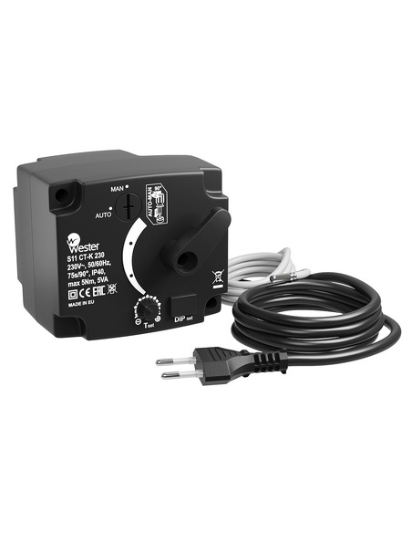 Контроллер поворотный Wester S11 CT B-K 230V 10Nm 75s/90°