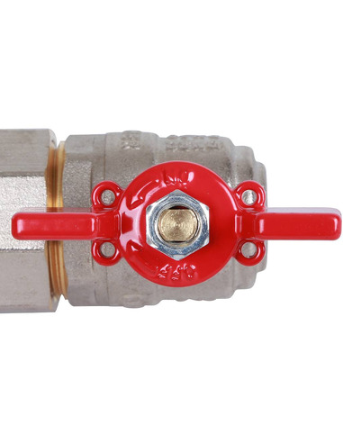 Кран шаровой ROMMER 3/4" угловой со сгоном (бабочка)