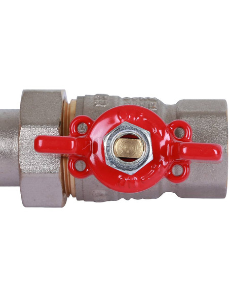 Кран шаровой ROMMER 1/2" со сгоном (бабочка)