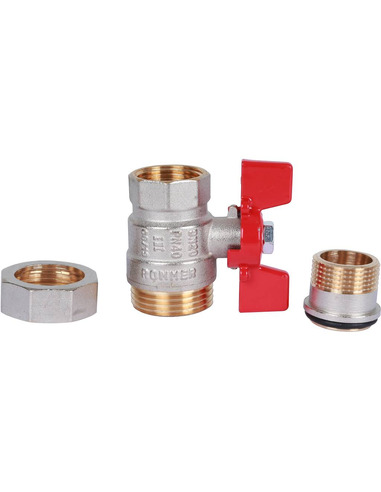 Кран шаровой ROMMER 3/4" со сгоном (бабочка)
