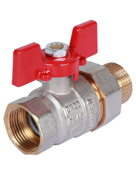 Кран шаровой ROMMER 3/4" со сгоном (бабочка)