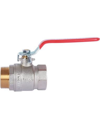 Кран шаровой ROMMER 1 1/4" НР-ВР (рычаг)