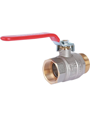 Кран шаровой ROMMER 1 1/4" НР-ВР (рычаг)