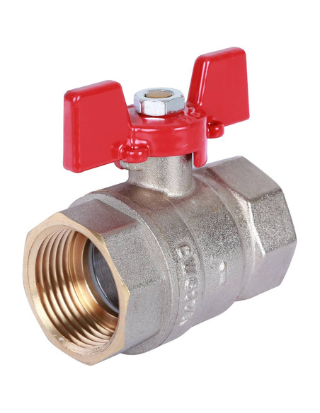 Кран шаровой ROMMER 1" ВР-ВР (бабочка)