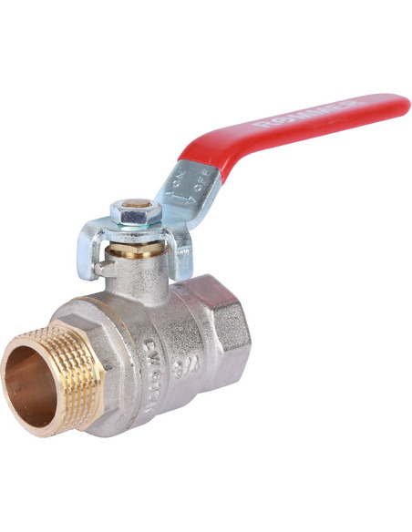 Кран шаровой ROMMER 3/4" НР-ВР (рычаг)