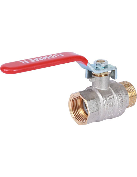 Кран шаровой ROMMER 3/4" НР-ВР (рычаг)