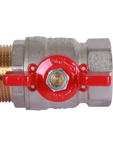 Кран шаровой ROMMER 1 1/4" НР-ВР (бабочка)