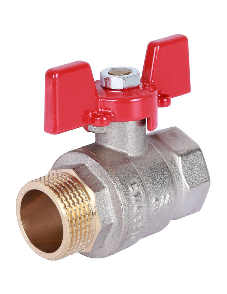 Кран шаровой ROMMER 3/4" НР-ВР (бабочка)