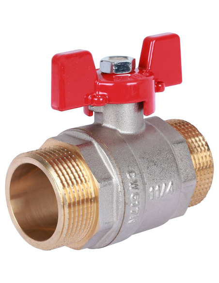 Кран шаровой ROMMER 1 1/4" НР-НР (бабочка)