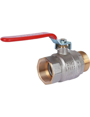 Кран шаровой ROMMER 1 1/2" НР-ВР (рычаг)