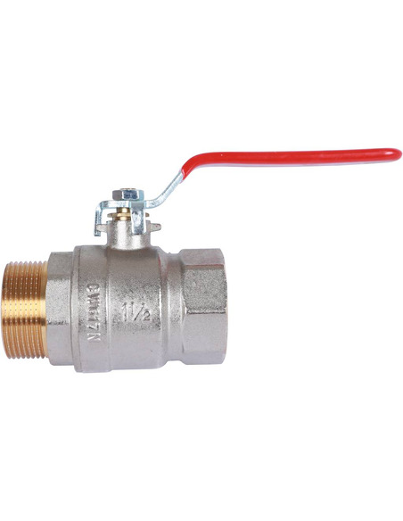 Кран шаровой ROMMER 1 1/2" НР-ВР (рычаг)