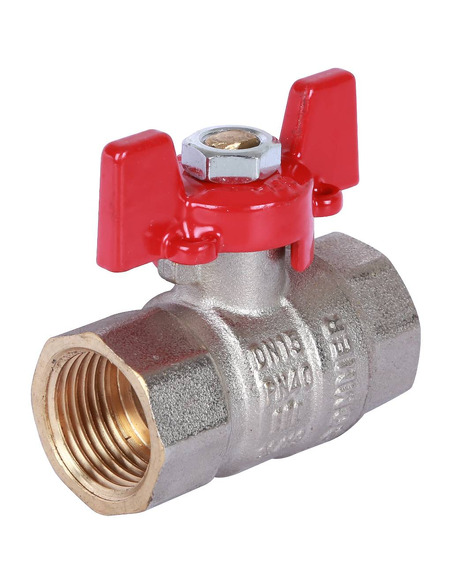 Кран шаровой ROMMER 1/2" ВР-ВР (бабочка)