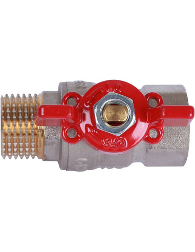 Кран шаровой ROMMER 1/2" НР-ВР (бабочка)