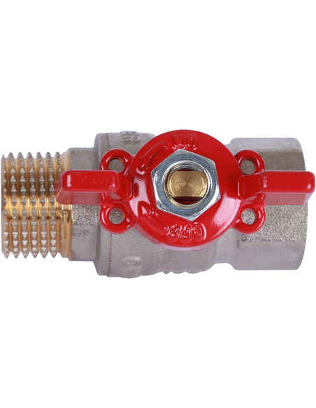 Кран шаровой ROMMER 1/2" НР-ВР (бабочка)