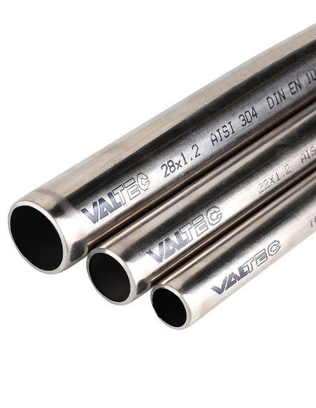 Труба нержавеющая VALTEC 12х0,8 PN16 (штанга 4 м), AISI 304