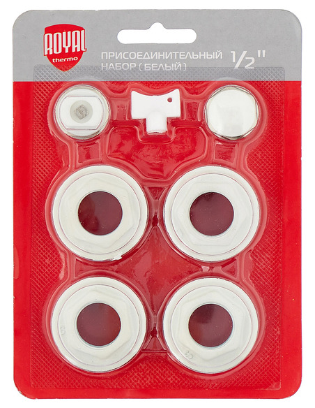 Монтажный комплект Royal Thermo 1/2'' белый Монтажный комплект Royal Thermo 1/2'' белый