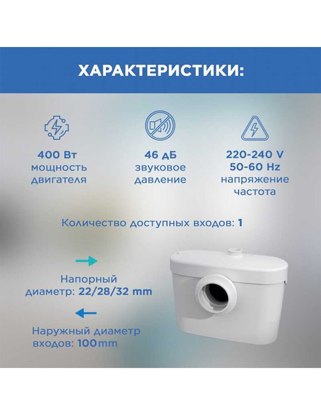 Канализационная установка SFA SANIACCESS 1