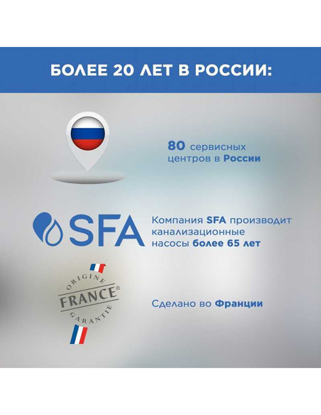 Канализационная установка SFA SANIACCESS 2