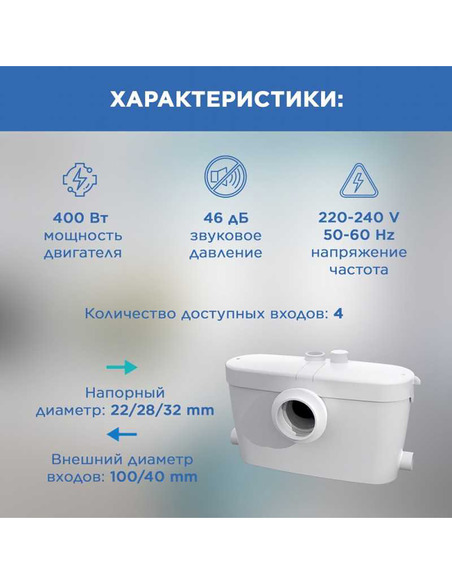 Канализационная установка SFA SANIACCESS 3