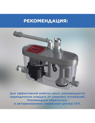 Канализационная установка SFA SANIACCESS Pump