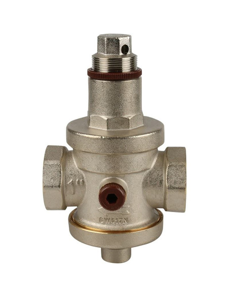 Редуктор давления ROMMER PN25 1" поршневой с выходом под манометр