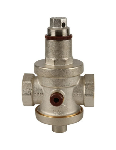 Редуктор давления ROMMER PN25 1" поршневой с выходом под манометр