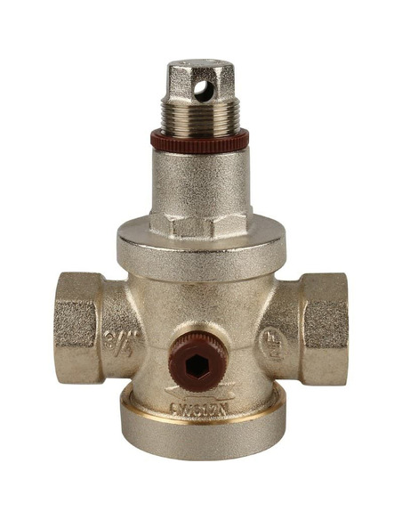 Редуктор давления ROMMER PN25 3/4" поршневой с выходом под манометр