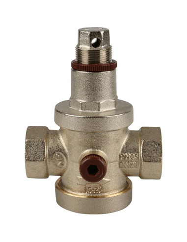 Редуктор давления ROMMER PN25 3/4" поршневой с выходом под манометр