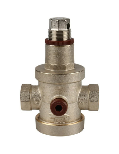 Редуктор давления ROMMER PN25 1/2" поршневой с выходом под манометр