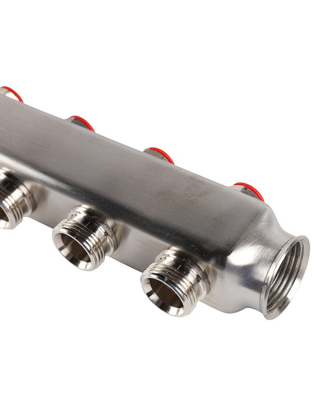 Коллектор ROMMER из нержавеющей стали без расходомеров 11 вых.