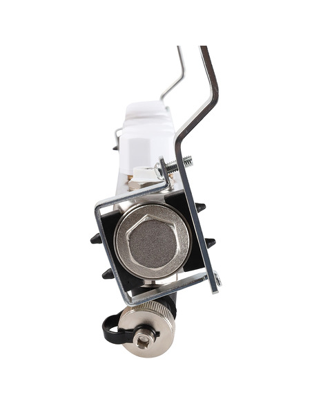 Коллектор ROMMER из нержавеющей стали без расходомеров 8 вых. с воздухоотводчиком и сливом