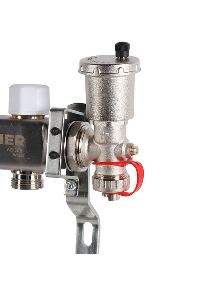 Коллектор ROMMER из нержавеющей стали в сборе без расходомеров 2 вых.