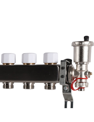 Коллектор ROMMER из нержавеющей стали в сборе без расходомеров 9 вых.