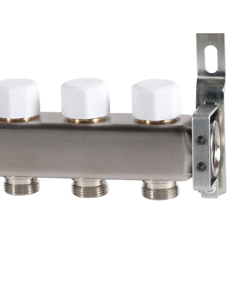 Коллектор ROMMER из нержавеющей стали без расходомеров 10 вых.